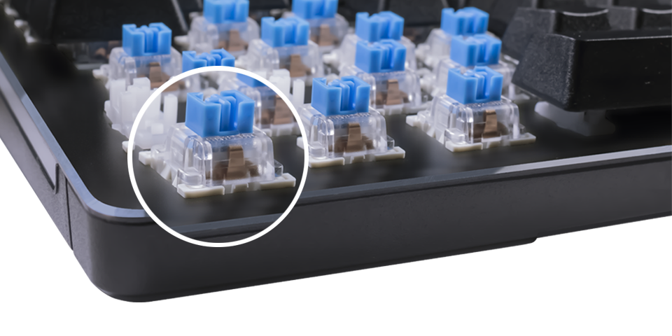 Teclado Mecanico 60% - Leds - Switch Blue