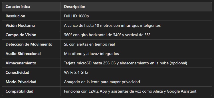Camara de Seguridad - EZVIZ - CS-C6N