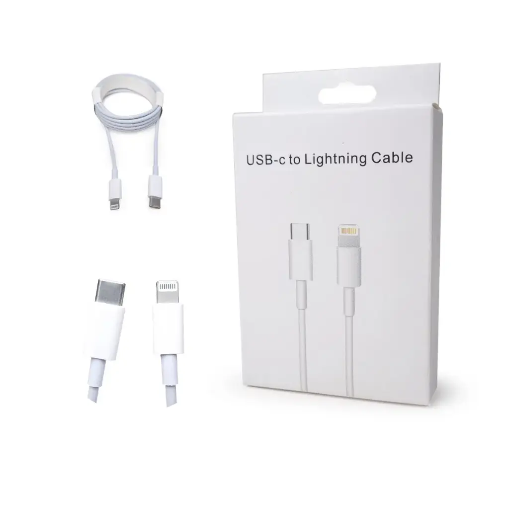Cable Iphone - Lightning - tipo c a lightning / con logo