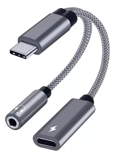 Adaptador tipo C a Auxiliar y tipo c Carga