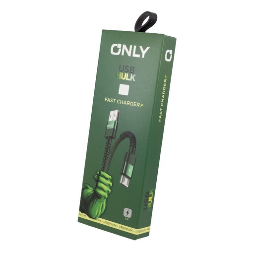 Cable Iphone Lightning - Xeae - 4.4a - Hulk  