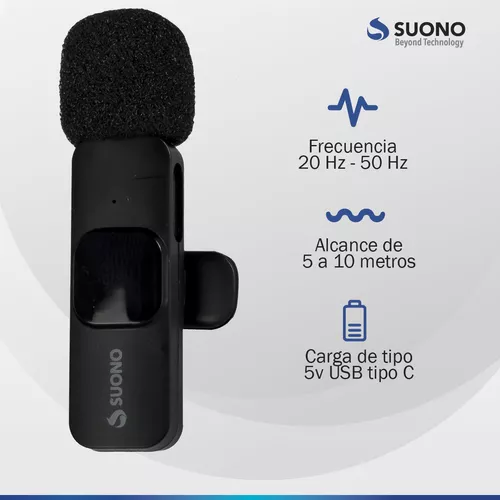 Microfono Inalambrico Corbatero 2mic - tipo c