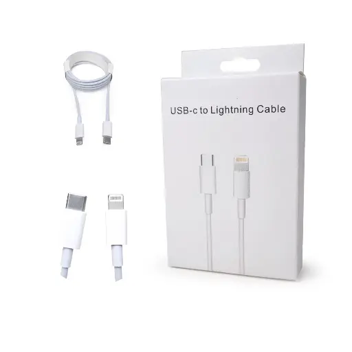 Cable Iphone - Lightning - tipo c a lightning / con logo